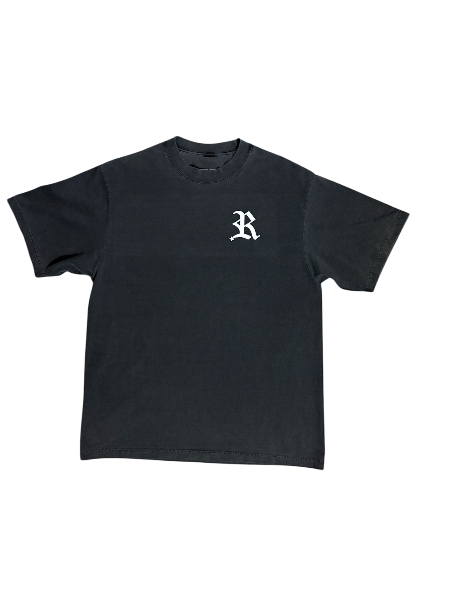 charcoal  Oversized Tab 1 T-shirt