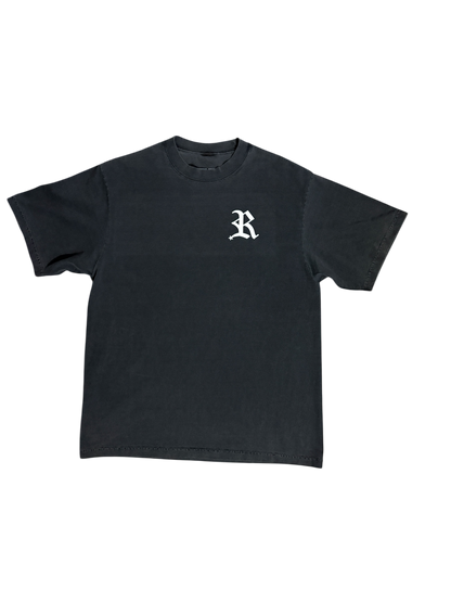 charcoal  Oversized Tab 1 T-shirt