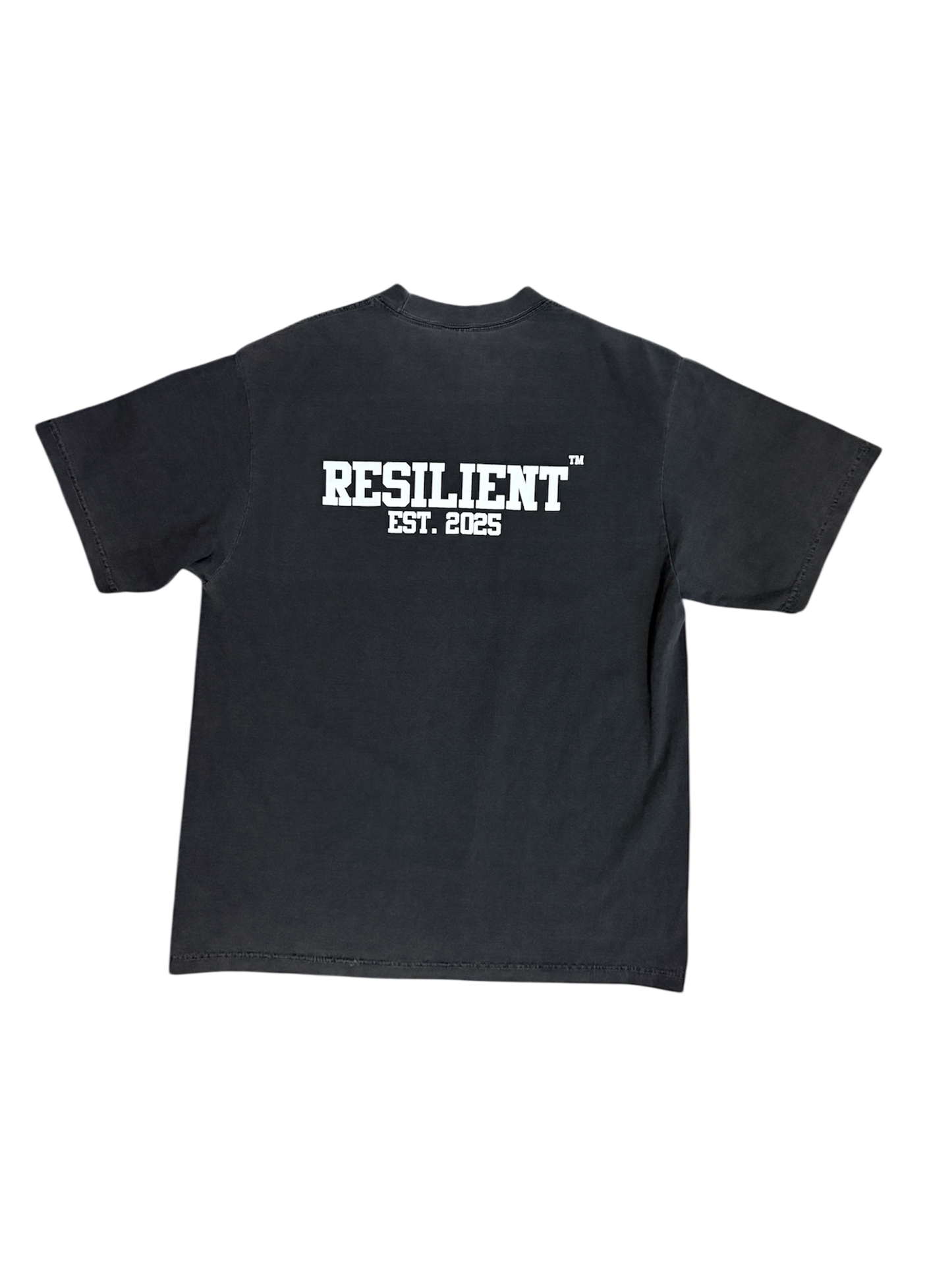 charcoal  Oversized Tab 1 T-shirt