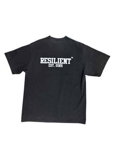 charcoal  Oversized Tab 1 T-shirt