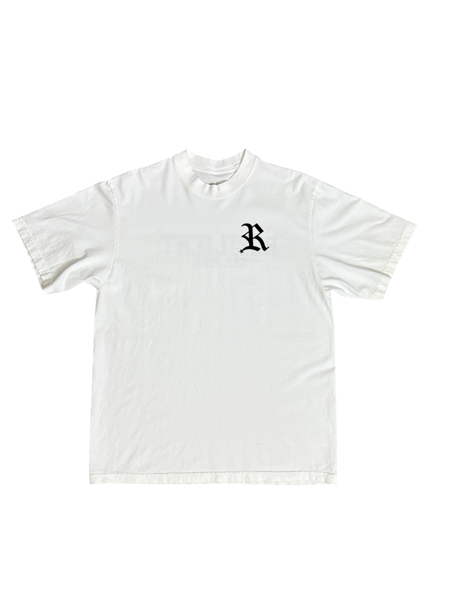 White Oversized Tab 1 T-shirt