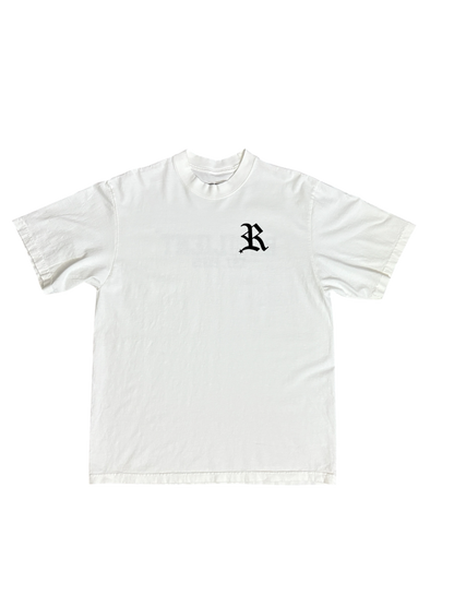 White Oversized Tab 1 T-shirt