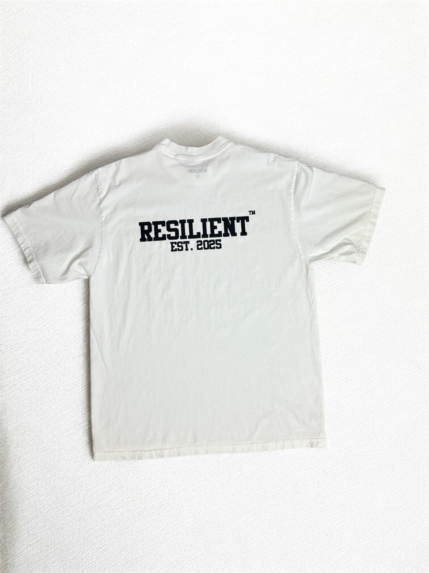 White Oversized Tab 1 T-shirt